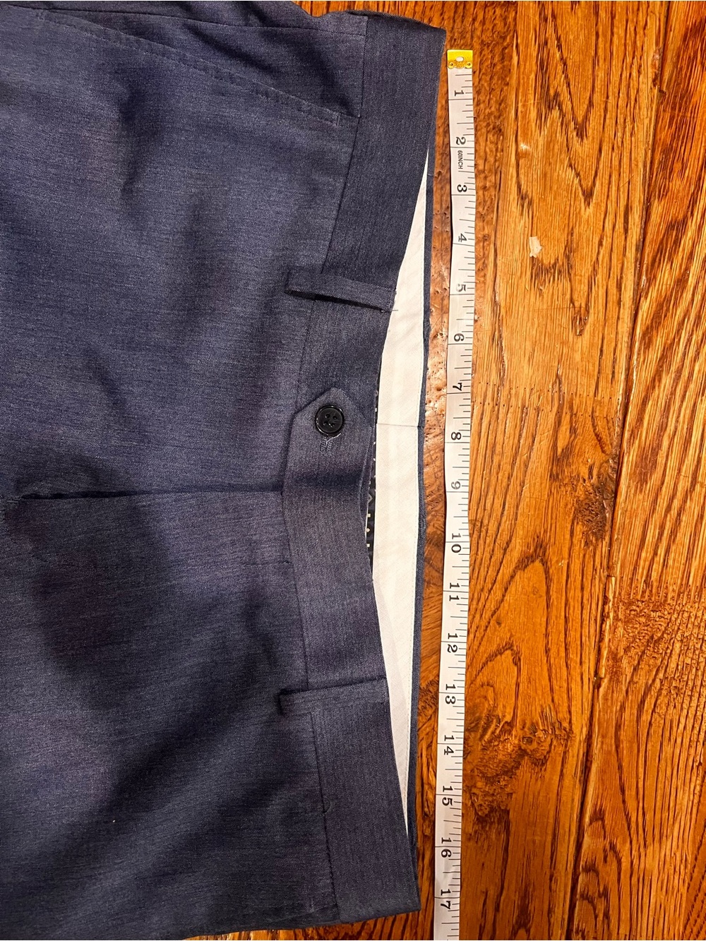 Savile Row Tailored Slate Blue Two-Piece Suit Custom Sizing Two Button - Picture 15 of 16